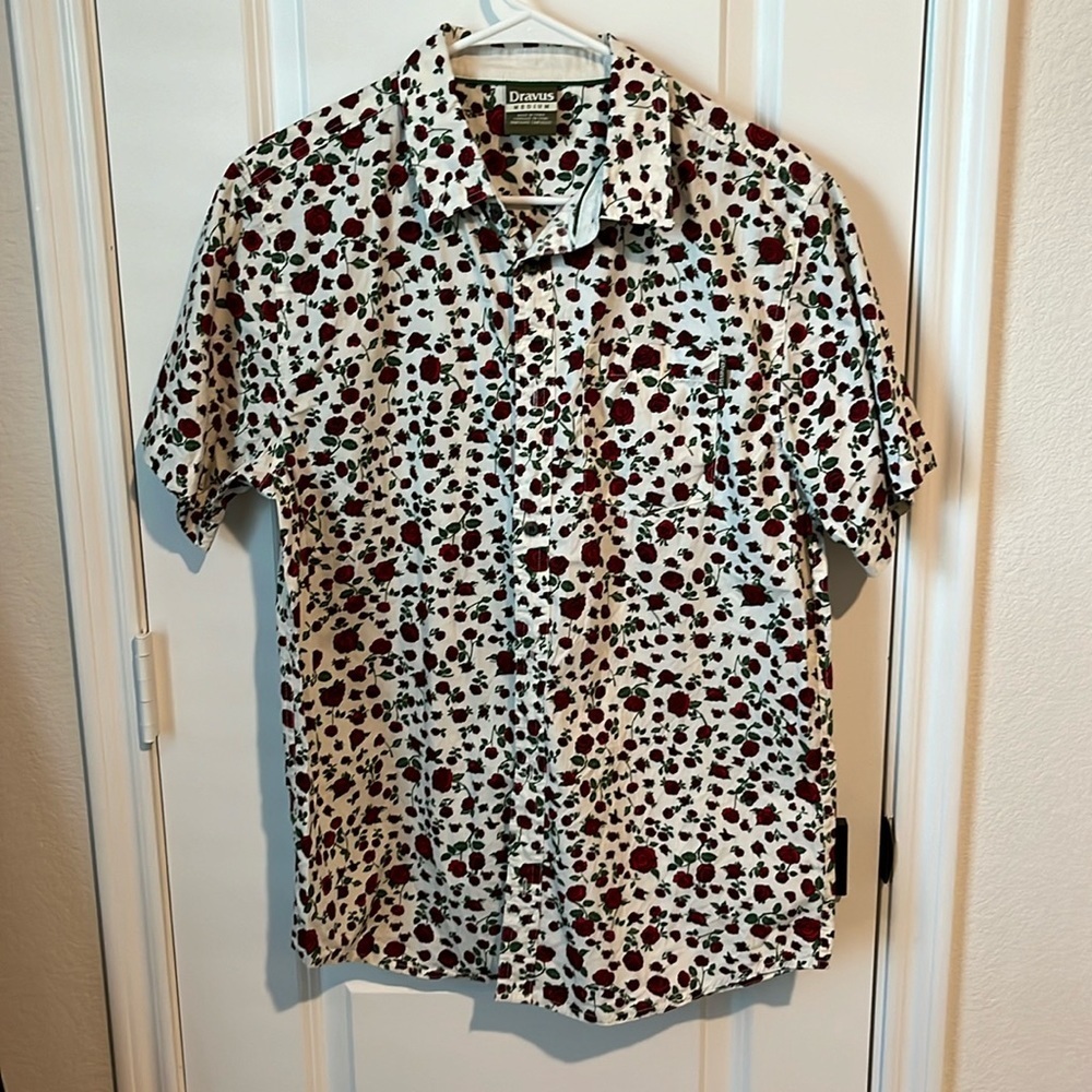 Mens Rose Collar Shirt - M